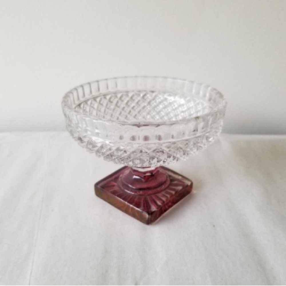 Westmoreland English Hobnail pedestal candy dish